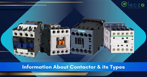 types of electrical contactors